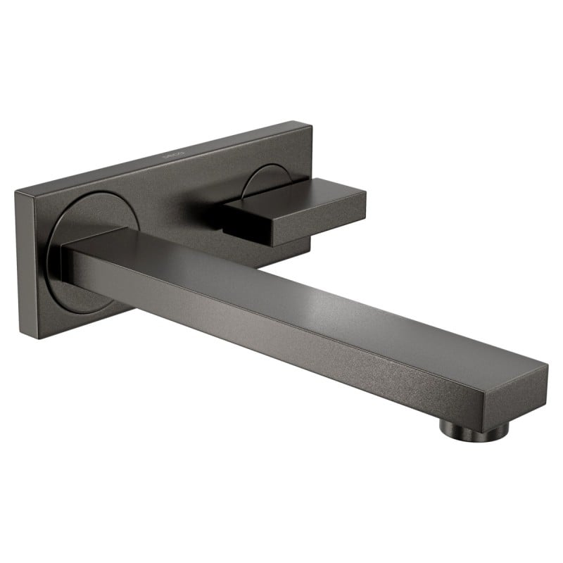 Torneira Lavatorio Parede Com Chapa Deca Dream Dark Antracite
