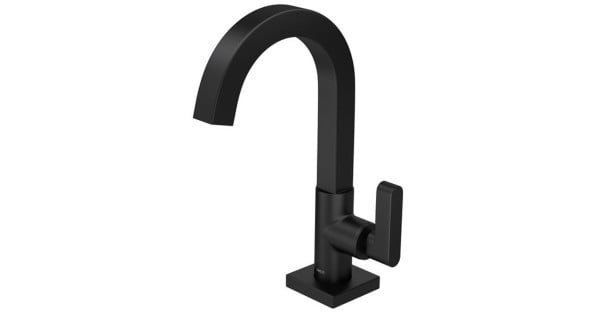 Torneira Mesa Bica Alta Para Lavatorio Deca Soul Black Matte
