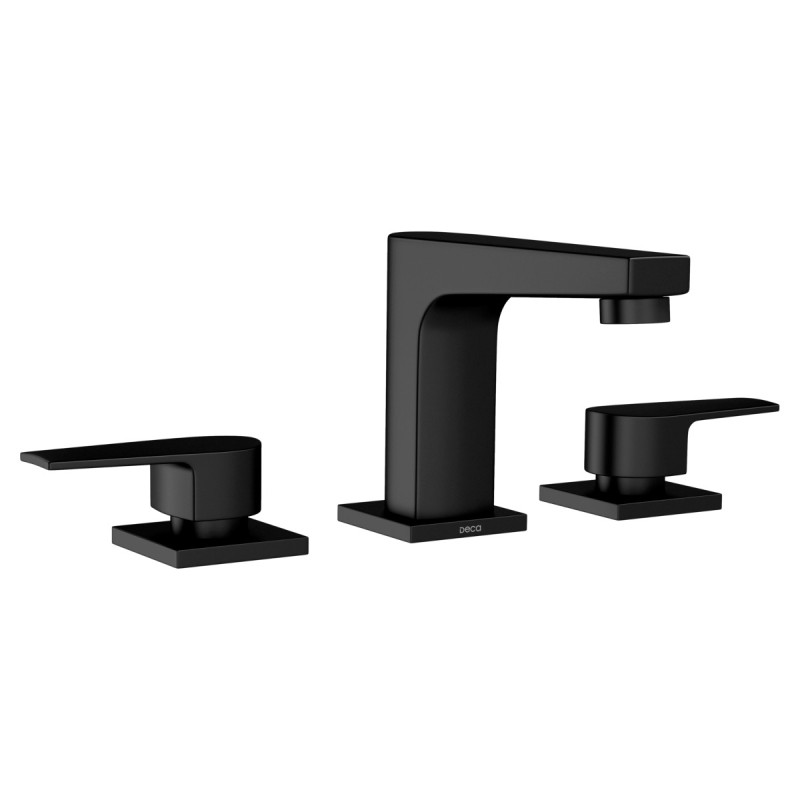 Misturador Lavatorio Mesa Bica Baixa Deca Level Black Matte