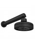 Chuveiro com Tubo Reto Parede Deca Acqua Plus Black Matte 1990.BL.CT.MT
