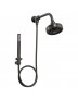 Kit Chuveiro Deca Acqua Plus com Desviador e Ducha Manual Dark Antracite/Grafite 1990.GF.STD.KIT.MT