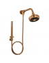 Kit Chuveiro Deca Acqua Plus com Desviador e Ducha Manual Red Gold 1990.GL.STD.KIT.RD