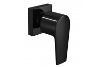 Acabamento para Registro de Gaveta 1/2", 3/4" e 1" Deca Level Black Noir Pequeno 4900.BL26.PQ.NO