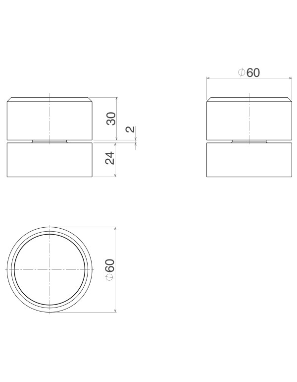 Acabamento Registro Gaveta ate 1 Redonda Deca You Dynamic White 4900.BR104.PQ.MT