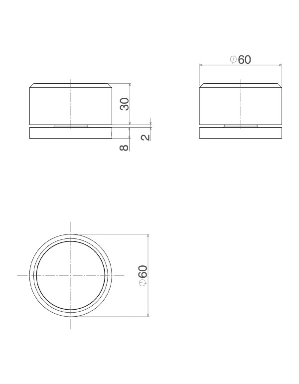 Acionamento Torneira Mesa Redonda Deca You Dynamic Blue 4991.AZ104.MT