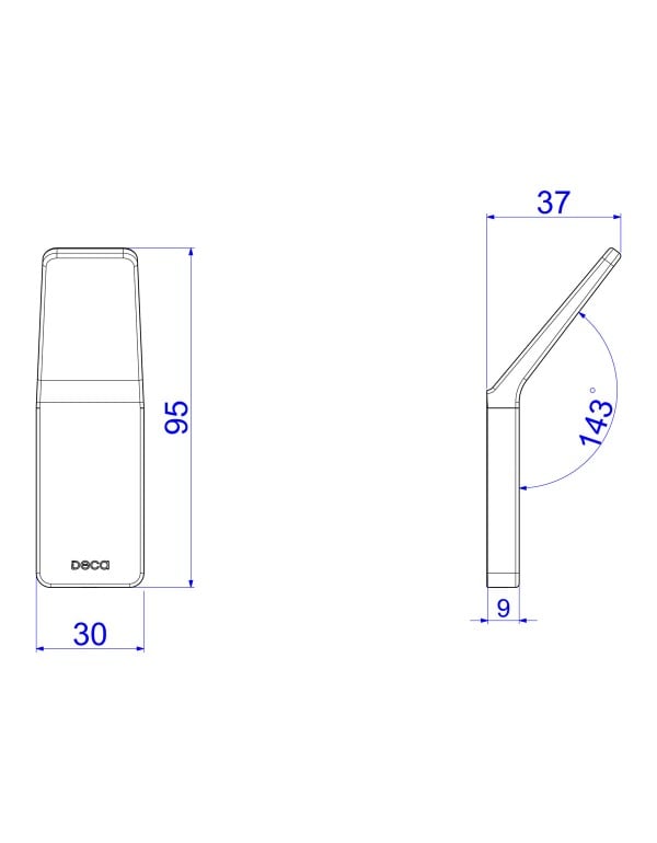 Cabide Simples Gancho Porta Toalhas Acessórios Modulares Linha Nomos Acabamento Cromado Prata Brilhante Deca 1000.C.CBS