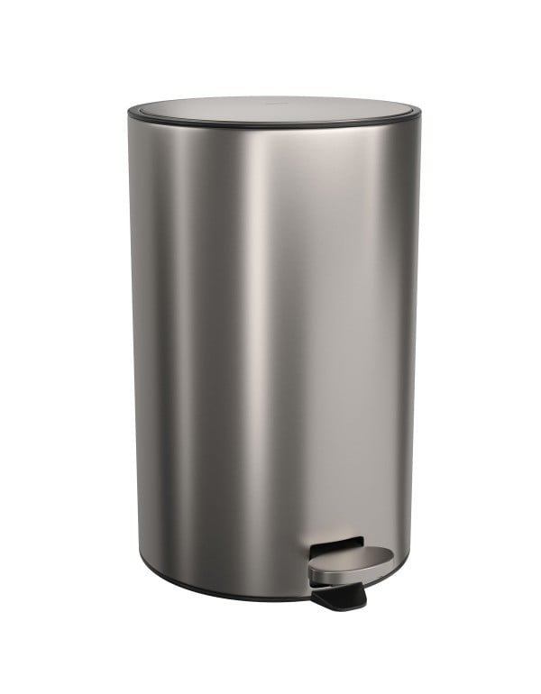 Lixeira Redonda com Pedal 20L Deca Suprema Inox 1005.RE..