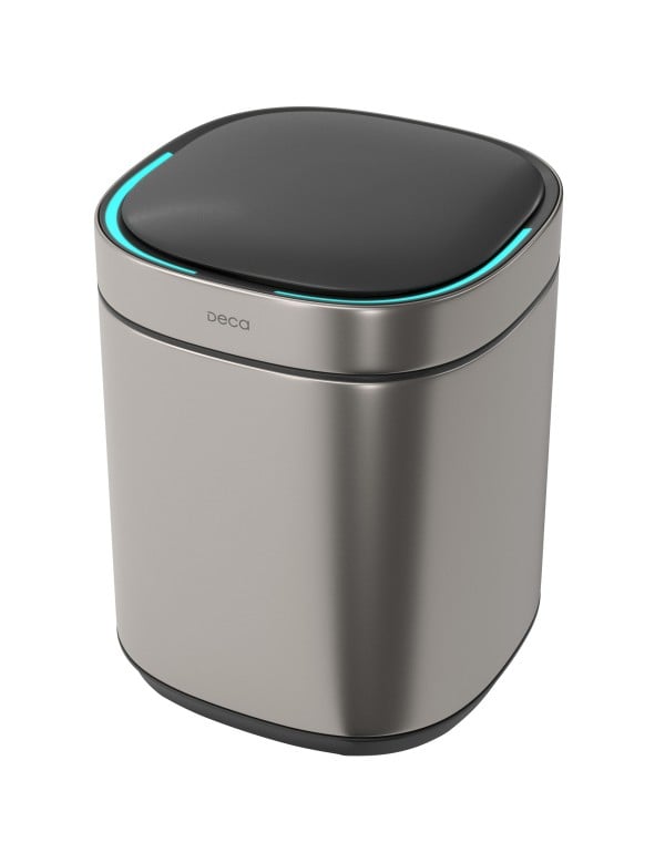 Lixeira com Sensor 8L Deca Inox 1007.QUA.8.INX