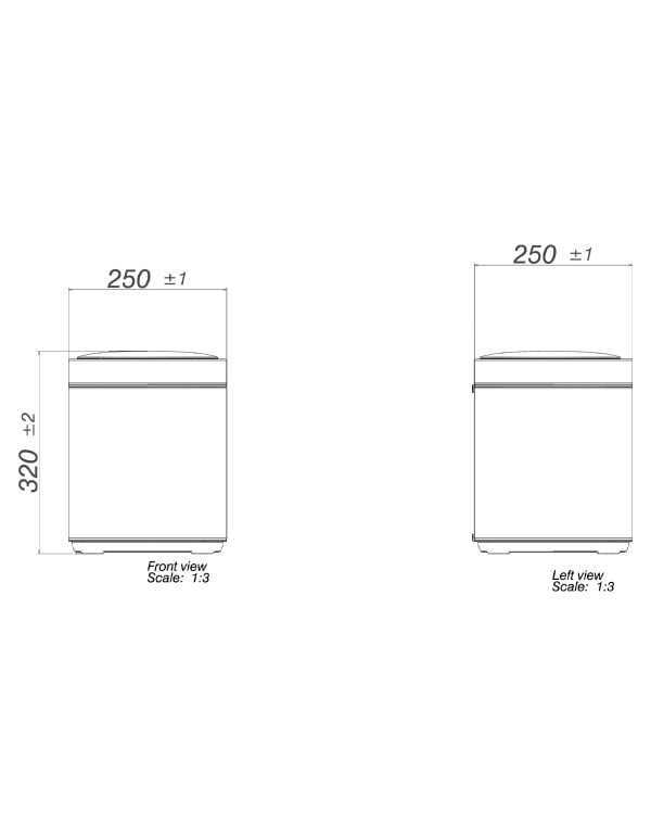 Lixeira com Sensor 8L Deca Inox 1007.QUA.8.INX