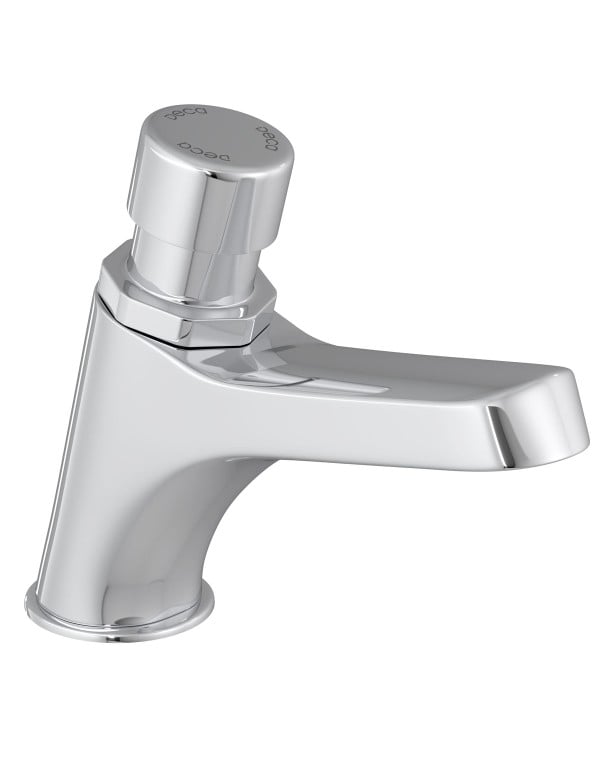 Torneira de Mesa para Lavatorio com Fechamento Automatico Temporizado Linha Decamatic Eco Acabamento Cromado Brilhante Deca 1173.C.N