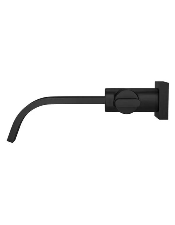 Torneira de Parede para Banheiro e Lavatorio Linha Deca Polo com Mecanismo 1/4 de Volta e Arejador Deca Comfort Acabamento D.Coat Black Matte Preto Fosco 1178.BL33.MT