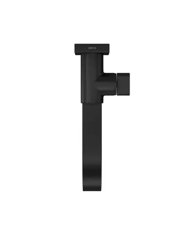 Torneira de Parede para Banheiro e Lavatorio Linha Deca Polo com Mecanismo 1/4 de Volta e Arejador Deca Comfort Acabamento D.Coat Black Matte Preto Fosco 1178.BL33.MT