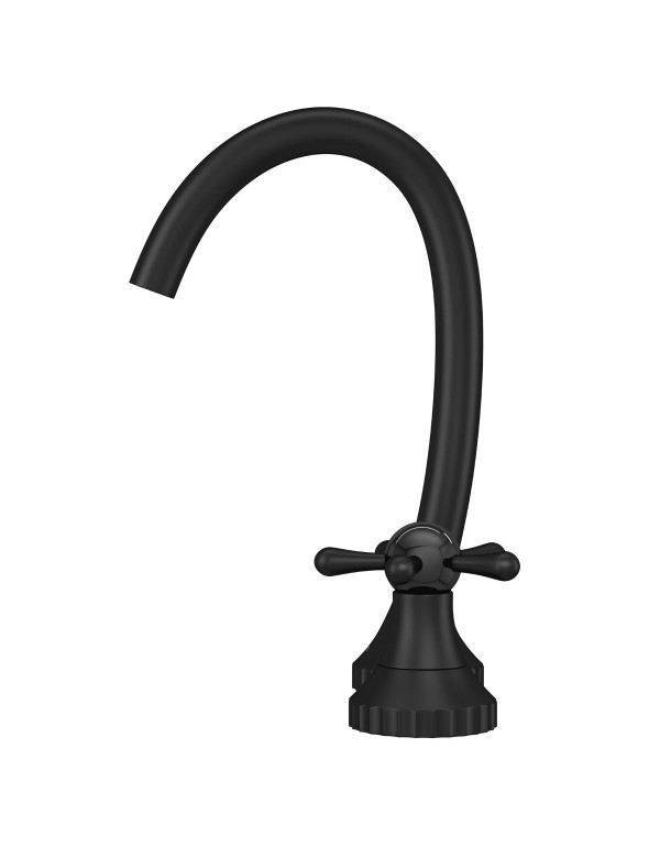 Torneira para Lavatório de Mesa Bica Alta Deca Pérola Black Matte