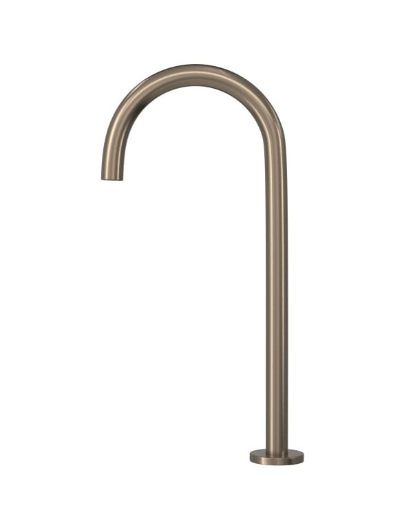 Bica de Mesa Tamanho Medio Formato Redondo Cilindrico de Linhas Suaves Acabamento Corten Matte Fosco Linha Deca You 1791.CT104.MT