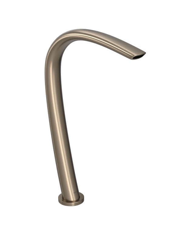 Bica de Mesa Tamanho M para Cuba e Lavatório de Banheiro Deca Linha You Design Wave Acabamento Corten Fosco 1791.CT106.MT