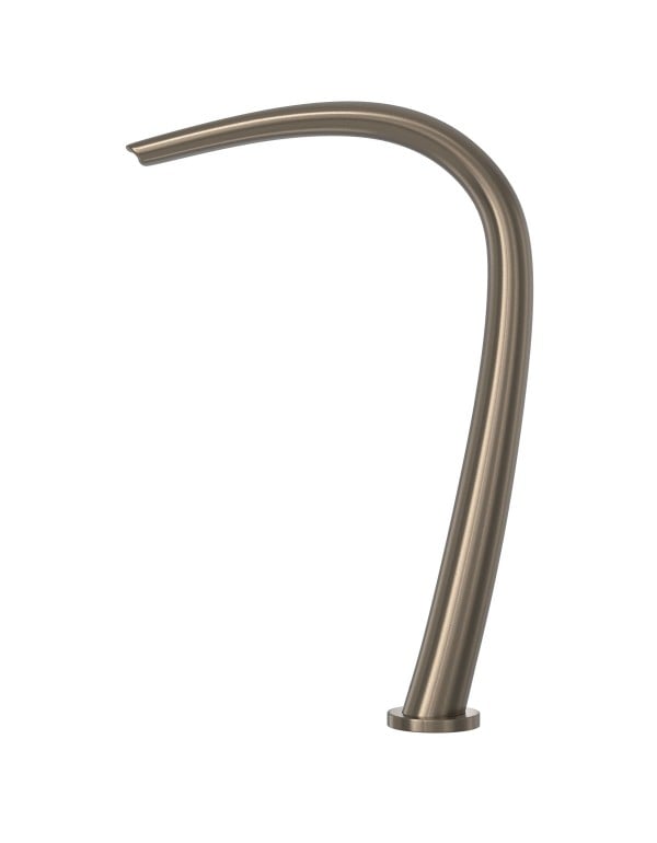 Bica de Mesa Tamanho M para Cuba e Lavatório de Banheiro Deca Linha You Design Wave Acabamento Corten Fosco 1791.CT106.MT