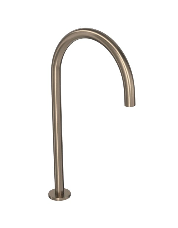 Bica de Mesa Alta Tamanho G para Cuba de Apoio Redonda Linha Deca You Acabamento Corten Matte 1792.CT104.MT