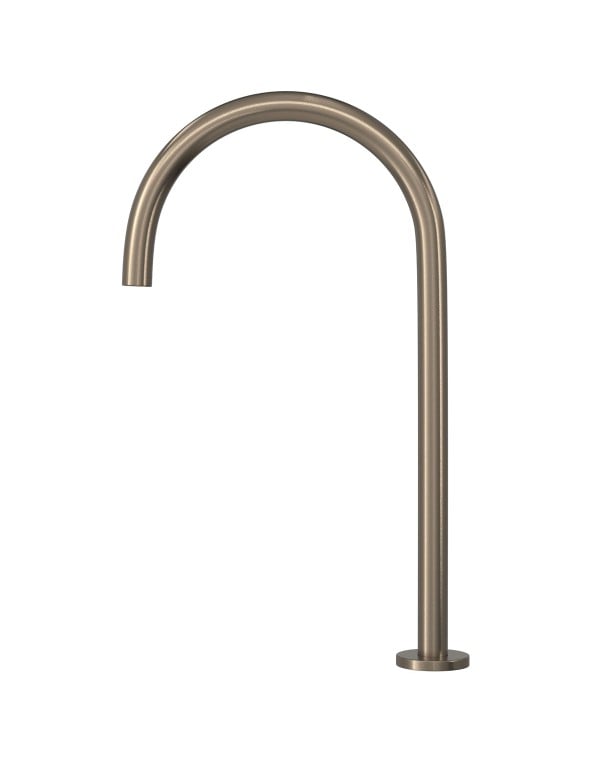 Bica de Mesa Alta Tamanho G para Cuba de Apoio Redonda Linha Deca You Acabamento Corten Matte 1792.CT104.MT