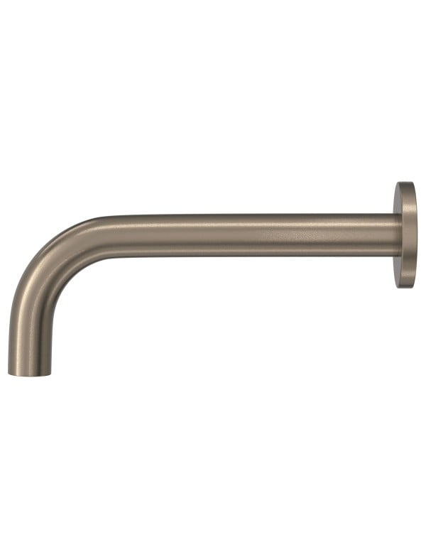Bica de Instalação na Parede Versão Curta Formato Redondo de Linhas Suaves Acabamento Corten Matte Fosco Linha Deca You 1796.CT104.MT