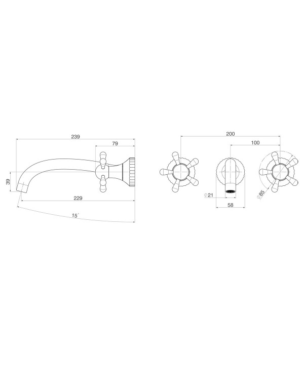 Misturador Lavatório Parede Deca Pérola Black Matte