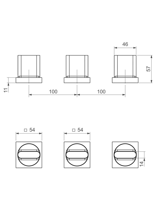 Misturador Para Bide Deca Polo Black Matte 1895.BL33.MT