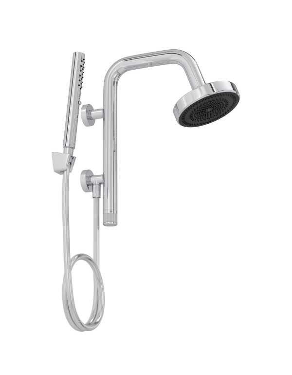 Chuveiro Deca Select Eco 16cm Redondo Parede com Desviado Cromado 1932.C.DES