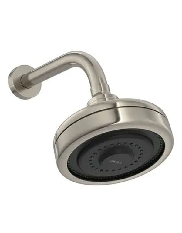 Chuveiro de Parede Redondo com Sistema Autolimpante Inteligente Espalhador de Doze centimetros Acabamento Inox Escovado Deca Acqua Plus 1990.INX.STD