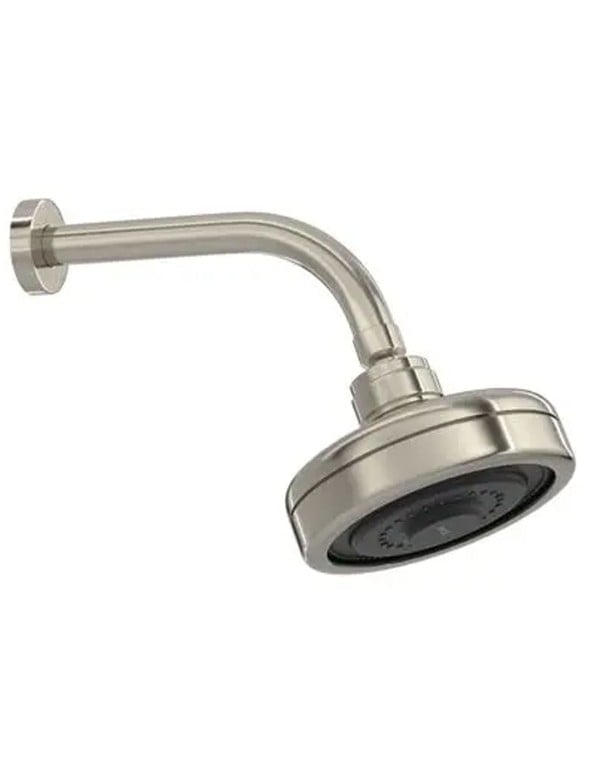 Chuveiro de Parede Redondo com Sistema Autolimpante Inteligente Espalhador de Doze centimetros Acabamento Inox Escovado Deca Acqua Plus 1990.INX.STD