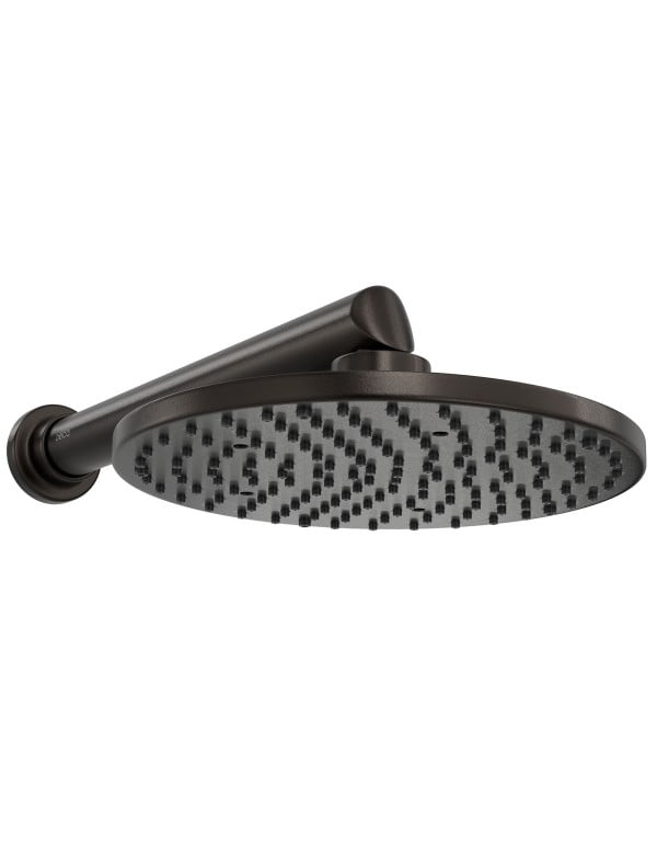 Chuveiro de Parede 21cm Deca Acquamax com Tubo Acabamento Brown Matte Marrom Fosco 1998.MR.CT.MT