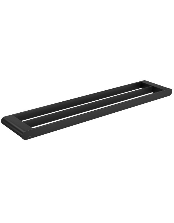 Porta Toalha Barra Dupla Deca Versa Black Matte 60...