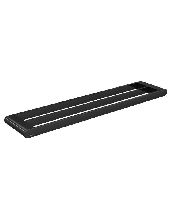 Porta Toalha Barra Dupla Deca Versa Black Noir 60 ...