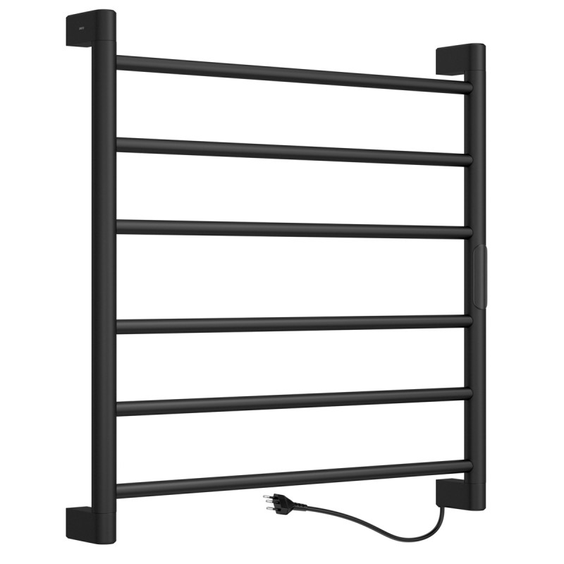 Toalheiro Termico de Parede 127V Lado Direito Black Matte