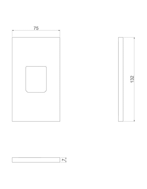 Tampa de Acabamento para Fio de Toalheiro Térmico Deca You Cromada 2044.C.TP