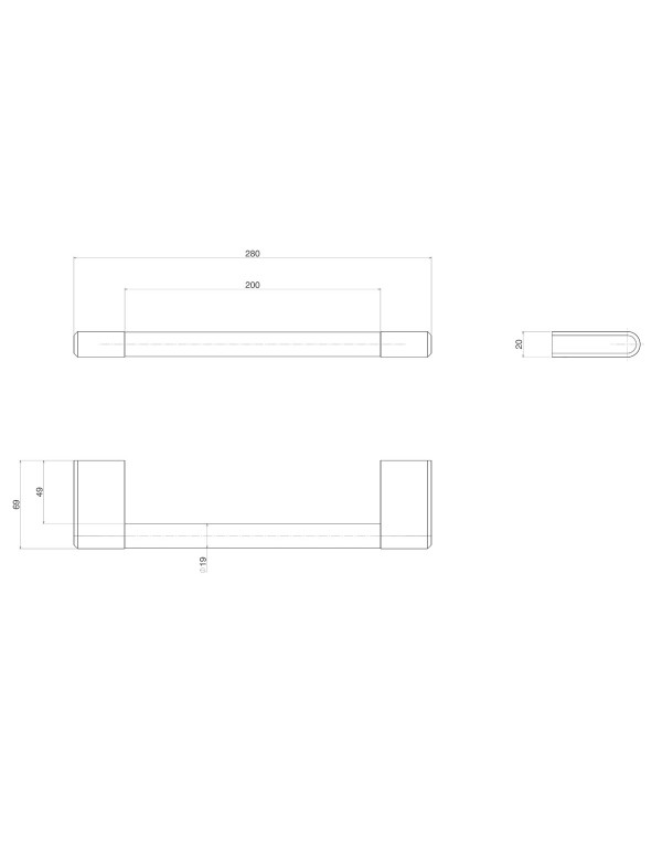 Porta Toalha Rosto Deca You Corten Matte 2050.CT104.MT