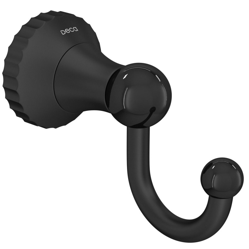Cabide Banheiro Deca Pérola Black Matte