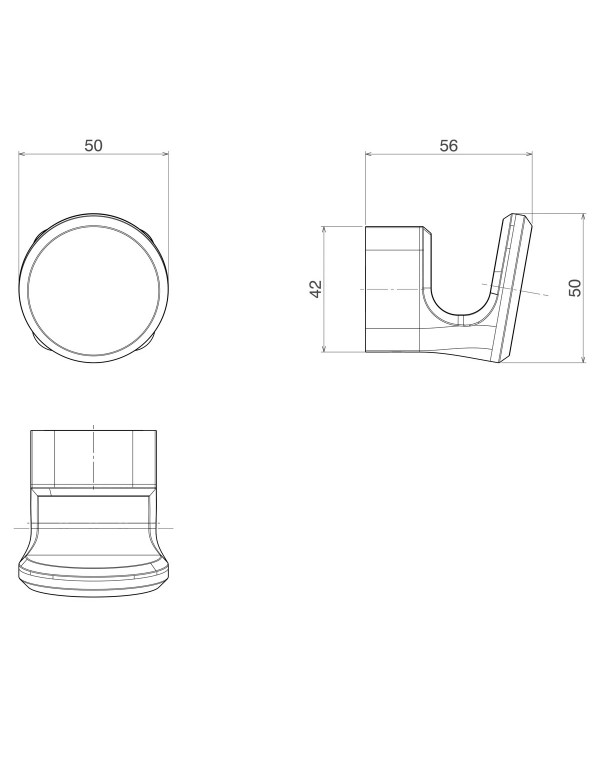 Cabide Deca You Corten Matte 2060.CT104.MT