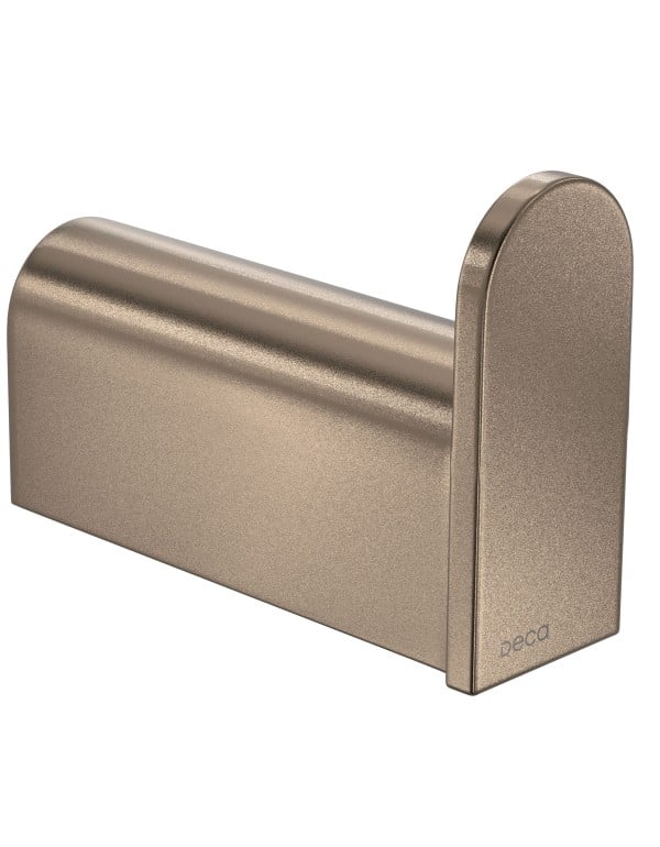 Cabide de Parede Compacto para Roupao ou Toalha com Fixacao Embutida Oculta Acabamento Corten Matte Terroso Fosco Linha Versa Deca 2060.CT31.MT
