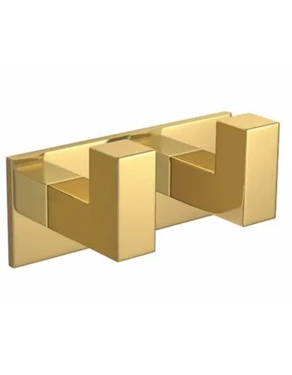 Cabide Duplo Quadratta Gold 2062.GL83