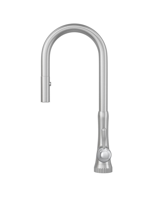 Torneira Misturador Monocomando de Cozinha para Mesa com Bica Móvel Linha Pérola Acabamento Cromado Prata Brilhante Deca 2089.C108.MT