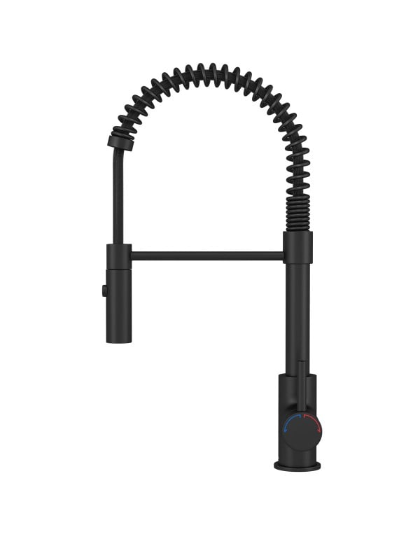 Misturador Monocomando de Cozinha de Mesa Linha Spin One Gourmet Acabamento Preto Fosco Black Matte Deca 2253.BLMT