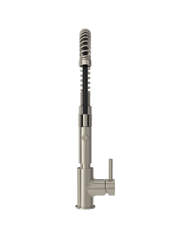 Misturador Monocomando de Cozinha de Mesa com Ducha Especial Flexível Argolado Linha Spin One Gourmet Acabamento Inox Deca 2253.INX