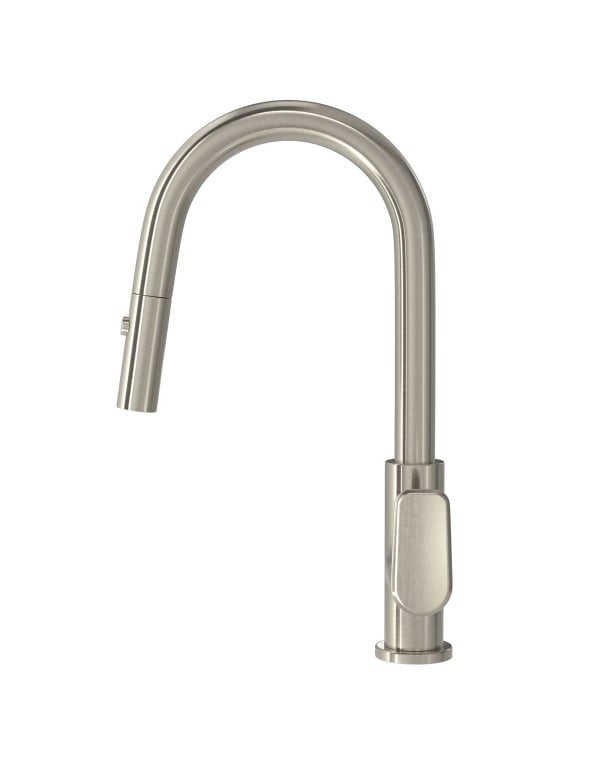 Torneira Misturador Monocomando de Cozinha de Mesa com Bica Móvel e Flexível Interno Deca Linha Level Flex Acabamento Inox 2256.INX26.F.INT