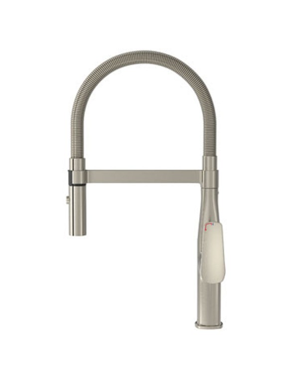 Torneira Misturador Monocomando de Cozinha Gourmet de Mesa com Bica Móvel Deca Linha Level Gourmet Acabamento Inox 2275.INX