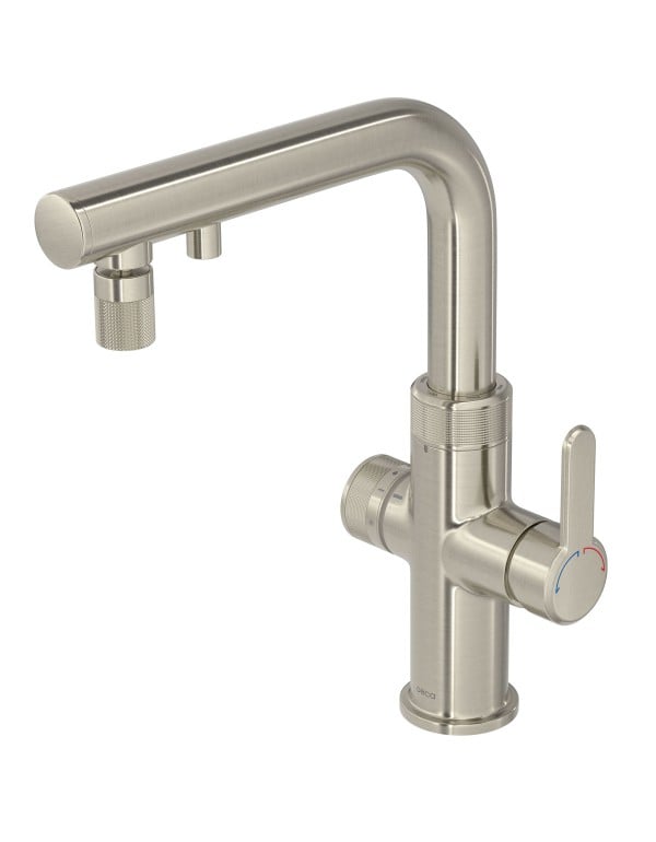 Misturador Monocomando de Cozinha de Mesa com Filtro Classe A Integrado Saída de Água Gelada e Água com Gás Acabamento D.Coat Inox Linha Enjoy Pro Deca 2280.INX.CS.127