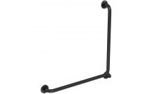 Barra de Apoio em L Deca Conforto 70x70cm Black Matte 2335.BL.MT