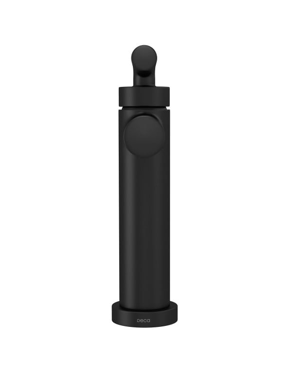 Misturador Monocomando de Mesa para Lavatorio Bica Baixa com Comando Unico Acabamento Black Matte Preto Fosco Linha Beta Deca 2875.BL109.MT