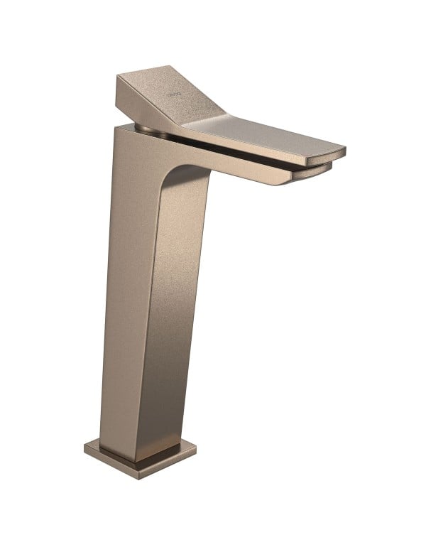 Misturador Monocomando de Mesa Água Quente e Fria com Bica Alta para Cuba de Apoio Linha Deca Nex Float Acabamento Corten Matte 2885.CT116.MT