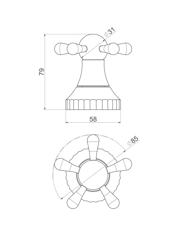Acabamento para Registro Gaveta Deca Pérola Black Matte
