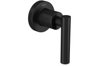 Acabamento para Registro de Gaveta 1/2", 3/4" a 1" Deca Beta Black Matte Pequeno 4900.BL109.PQ.MT