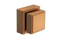 Acabamento para Registro de Gaveta 1/2", 3/4" e 1" Deca Quadra Red Gold Pequeno 4900.GL93.PQ.RD
